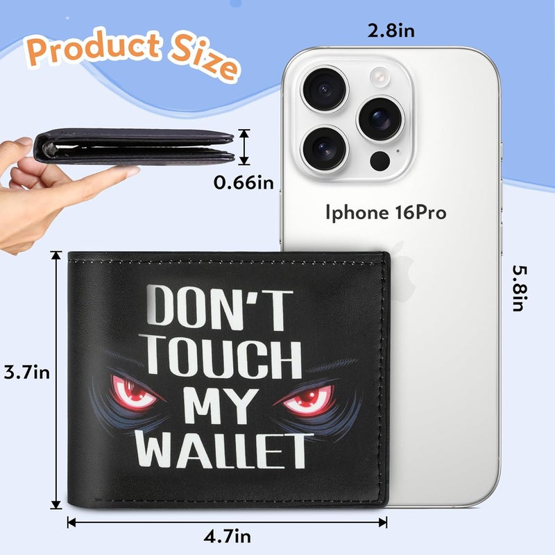 Fonwill Boys Wallet for Kids, Cool Bifold Rfid Blocking Leather Wallet 4 5 6 7 8 9 10 11 12 Ages, Novelty Kids Wallet with Zipper Coin Pocket for Boys Teen Girls Birthday Christmas Gifts - Image 5